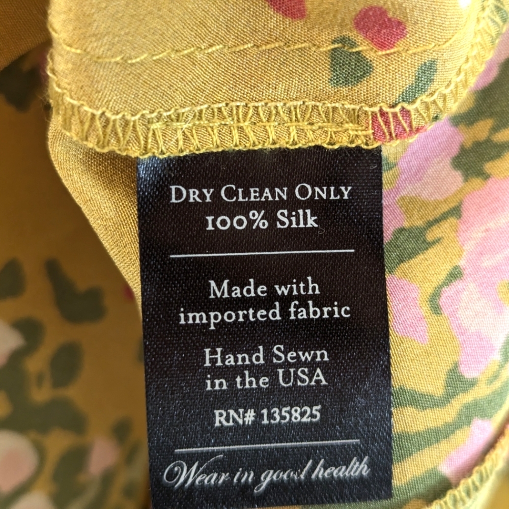 No. 6 Vibrant Yellow Floral Midi Dress - Picture 14 of 16